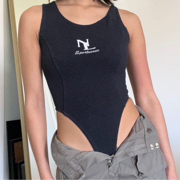 Sexy vintage high cut bodysuit - Picture 2 of 5